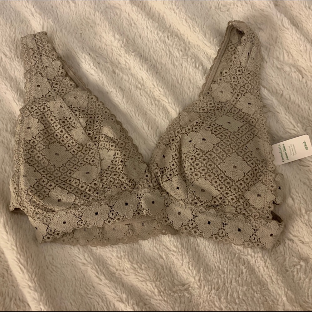 Aerie Island Lace Plunge Bralettle